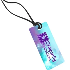 Rectangle POLYspectrum Bag Tag - 2 inches x 4 inches - Opaque