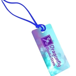 Rectangle POLYspectrum Bag Tag - 2 inches x 4 inches - Opaque
