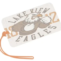 Rectangle POLYspectrum Bag Tag - 3 inches x 5 inches - Translucent
