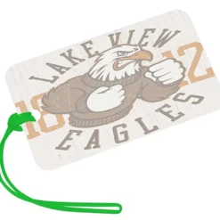 Rectangle POLYspectrum Bag Tag - 3 inches x 5 inches - Translucent