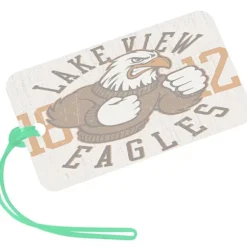 Rectangle POLYspectrum Bag Tag - 3 inches x 5 inches - Translucent