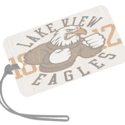Rectangle POLYspectrum Bag Tag - 3 inches x 5 inches - Translucent