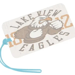 Rectangle POLYspectrum Bag Tag - 3 inches x 5 inches - Translucent