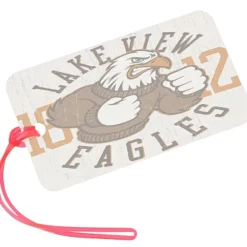 Rectangle POLYspectrum Bag Tag - 3 inches x 5 inches - Translucent