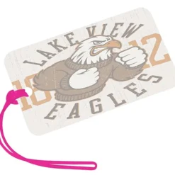 Rectangle POLYspectrum Bag Tag - 3 inches x 5 inches - Translucent