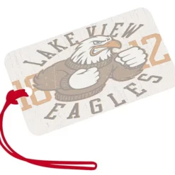 Rectangle POLYspectrum Bag Tag - 3 inches x 5 inches - Translucent
