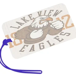 Rectangle POLYspectrum Bag Tag - 3 inches x 5 inches - Translucent