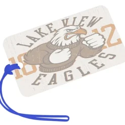 Rectangle POLYspectrum Bag Tag - 3 inches x 5 inches - Translucent