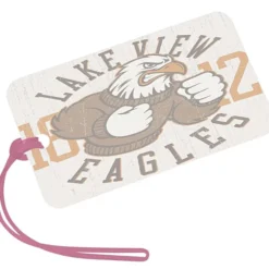 Rectangle POLYspectrum Bag Tag - 3 inches x 5 inches - Translucent
