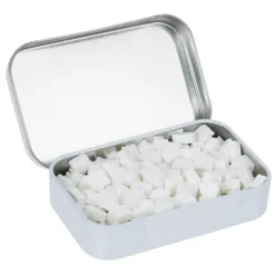 Rectangular Tin with Shaped Mints - House
