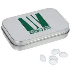 Rectangular Tin with Shaped Mints - Football