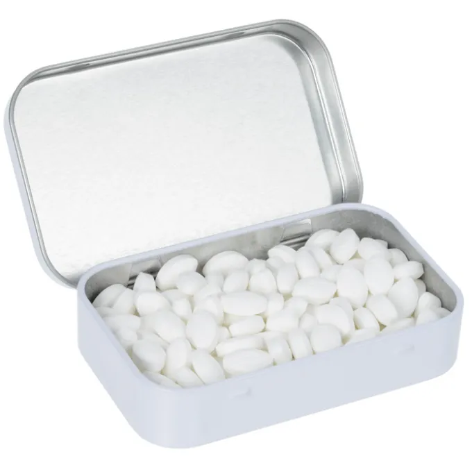 Rectangular Tin with Shaped Mints - Football
