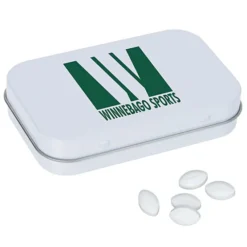 Rectangular Tin with Shaped Mints - Football