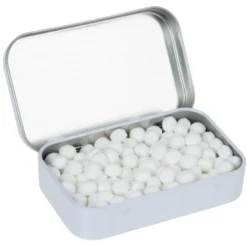 Rectangular Tin with Shaped Mints - Golf Ball