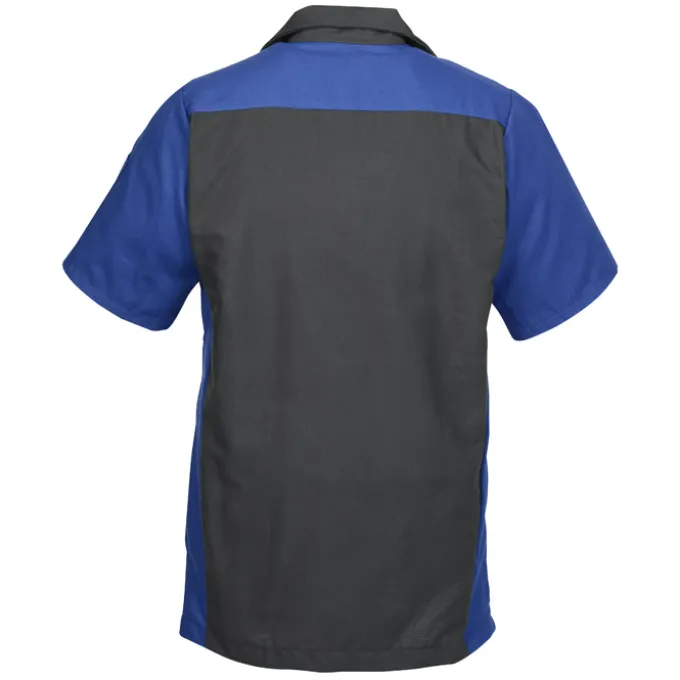 Red Kap Mechanic Crew Short Sleeve Colorblock Shirt