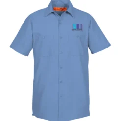Red Kap Technician Short Sleeve Work Shirt