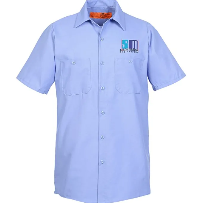 Red Kap Technician Short Sleeve Work Shirt