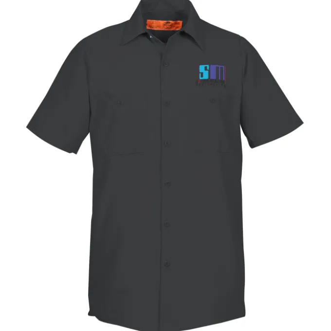 Red Kap Technician Short Sleeve Work Shirt