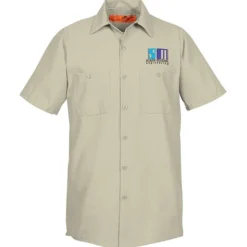 Red Kap Technician Short Sleeve Work Shirt