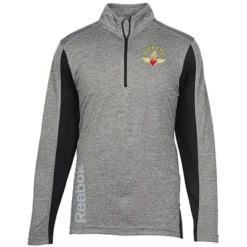 Reebok Crossover 1/4-Zip Lightweight Heather Pullover - Men's