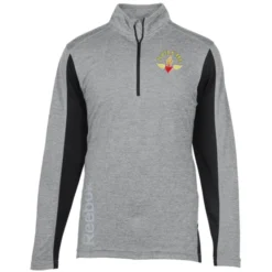 Reebok Crossover 1/4-Zip Lightweight Heather Pullover - Men's