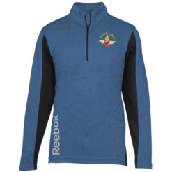 Reebok Crossover 1/4-Zip Lightweight Heather Pullover - Men's