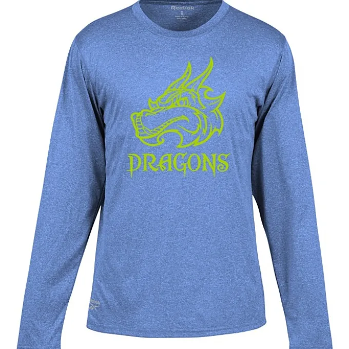 Reebok Performance LS Tee - Men's - Heathers - Screen