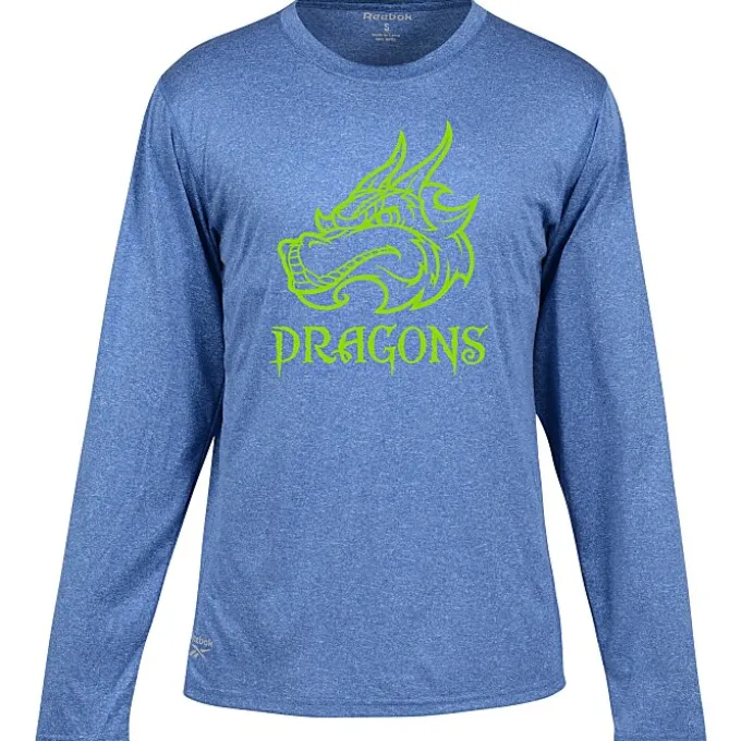 Reebok Performance LS Tee - Men's - Heathers - Screen