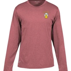 Reebok Performance LS Tee - Men's - Heathers - Embroidered