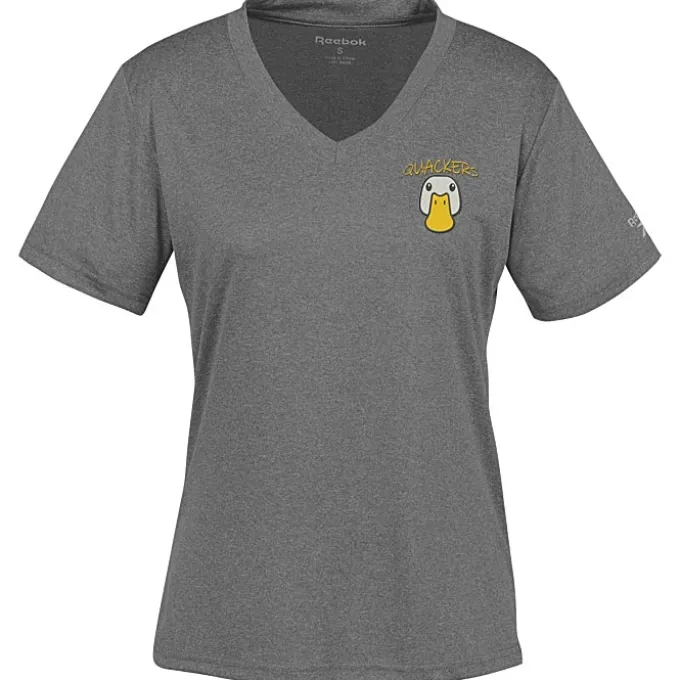 Reebok Performance Tee - Ladies' - Heathers - Embroidered