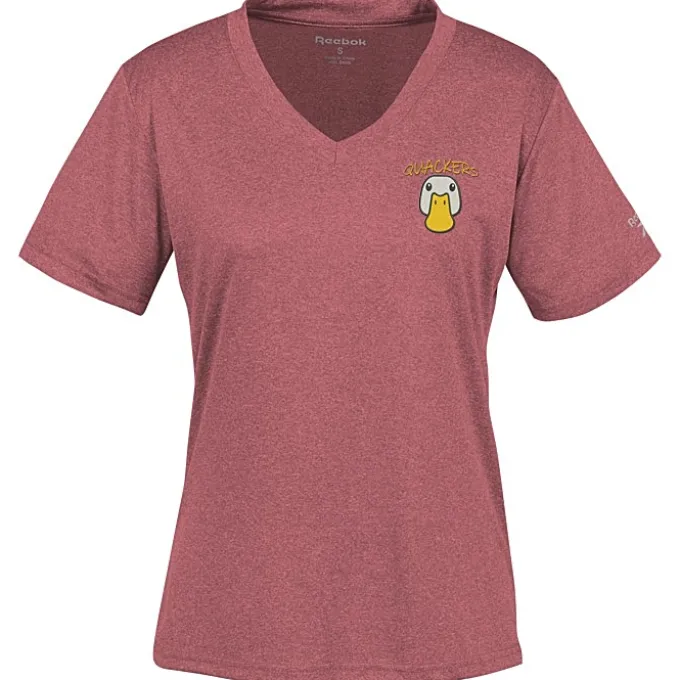 Reebok Performance Tee - Ladies' - Heathers - Embroidered