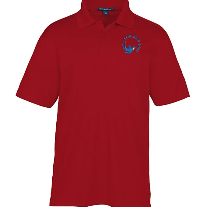 Refine Textured Performance Polo - Men's