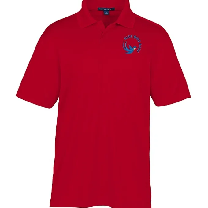 Refine Textured Performance Polo - Men's