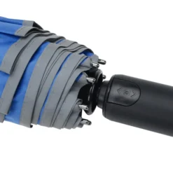 Reflective Edge Umbrella with Carabiner Handle - 46-inch Arc