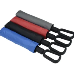 Reflective Edge Umbrella with Carabiner Handle - 46-inch Arc