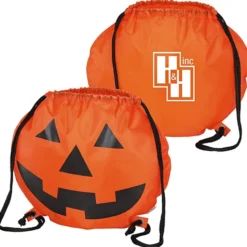 Reflective Pumpkin Drawstring Sportpack