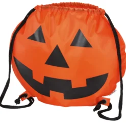 Reflective Pumpkin Drawstring Sportpack - 24 hr
