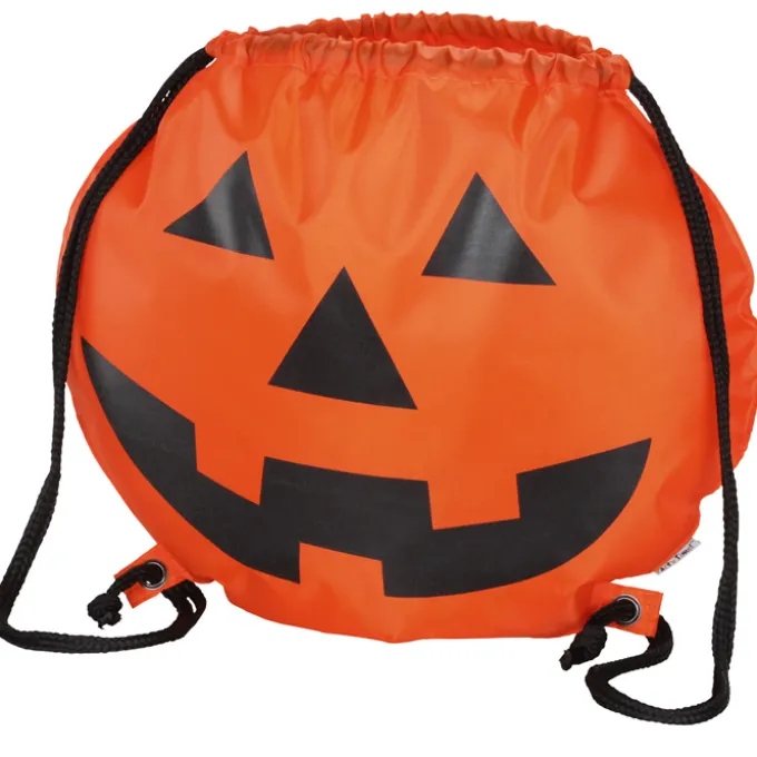 Reflective Pumpkin Drawstring Sportpack - 24 hr