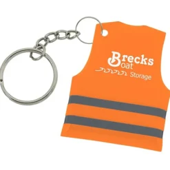 Reflective Safety Vest Keychain