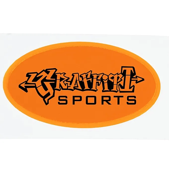 Reflective Sticker - Oval - 1 1/4 inches x 2 1/4 inches