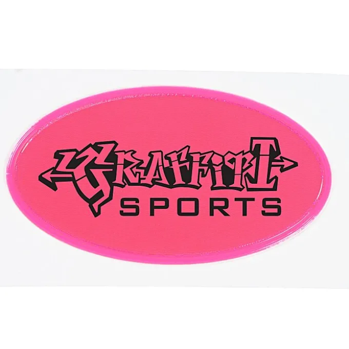 Reflective Sticker - Oval - 1 1/4 inches x 2 1/4 inches