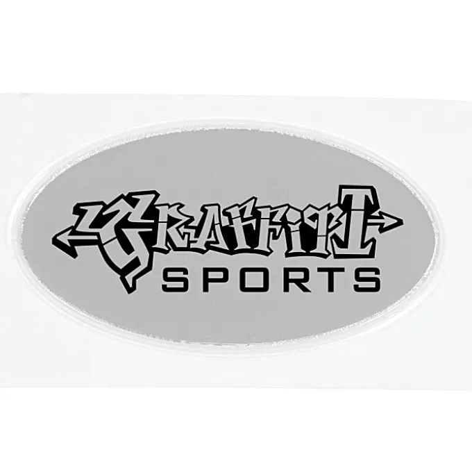 Reflective Sticker - Oval - 1 1/4 inches x 2 1/4 inches