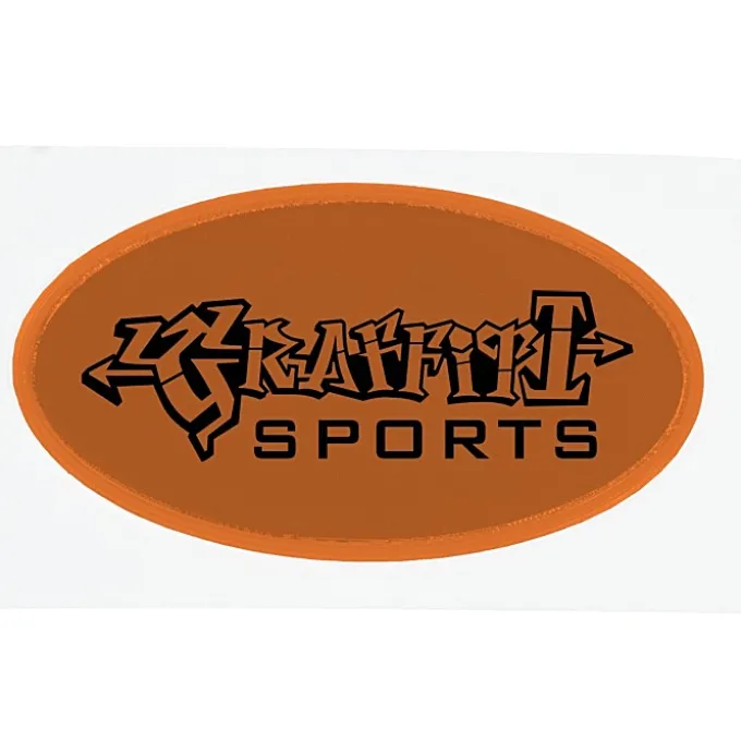 Reflective Sticker - Oval - 1 1/4 inches x 2 1/4 inches