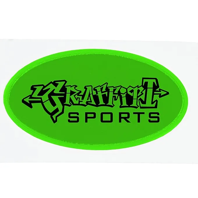 Reflective Sticker - Oval - 1 1/4 inches x 2 1/4 inches