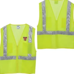Reflective Zippered Pocket Vest
