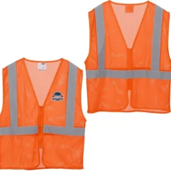 Reflective Zippered Vest