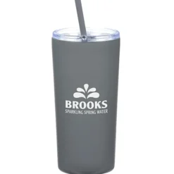 Refresh Baylos Vacuum Tumbler with Straw - 20 oz - 24 hr