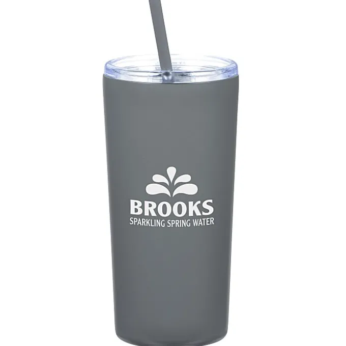 Refresh Baylos Vacuum Tumbler with Straw - 20 oz - 24 hr