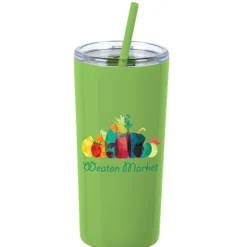 Refresh Baylos Vacuum Tumbler with Straw - 20 oz - Full Color