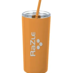 Refresh Baylos Vacuum Tumbler with Straw - 20 oz - Laser Engraved